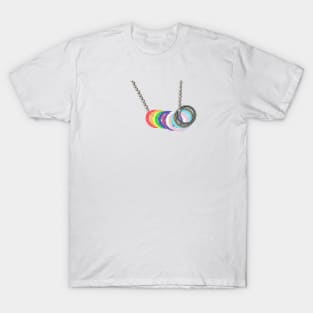 Progress Pride Freedom Rings T-Shirt